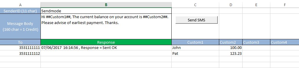 Tutorial2-SendSMS Excel2SMS